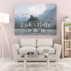 "Frau Mann auf der Bank" Leinwand | Wandbild – Bild 4