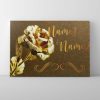 "Goldene Rose" Leinwand | Wandbild