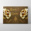 "Zwei Goldene Rosen" Leinwand | Wandbild