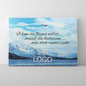 "Eisige Berge" Leinwand | Wandbild
