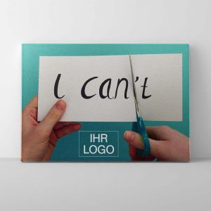 "I can" Leinwand | Wandbild