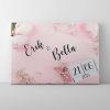 Leinwand Rosa Blumen – Bild 2