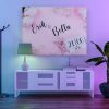 Leinwand Rosa Blumen – Bild 3