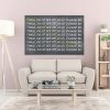 "Tafel Sätze" Leinwand | Wandbild – Bild 4