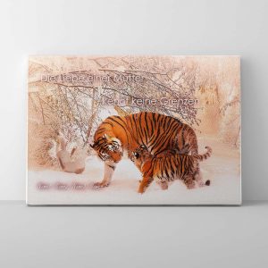 "Tigermutter" Leinwand | Wandbild