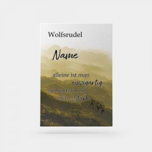 "Wolfsrudel" Leinwand | Wandbild