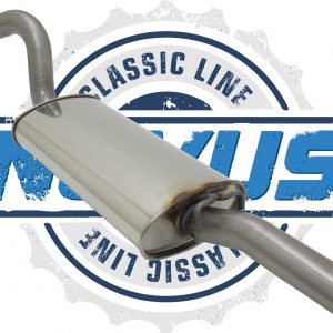 Endschalldämpfer ESD Edelstahl für Audi 80 90 2.0 + 2.2 + 2.3