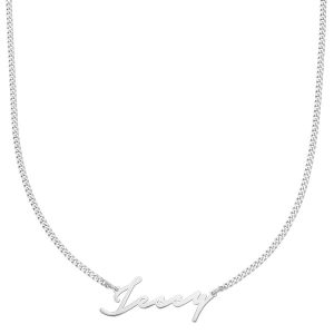 NAMENSKETTE SIGNATURE Silber und 18K Vergoldung Silber