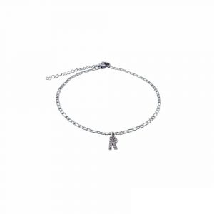 Armkette mit Zirkonia Initial Schmal