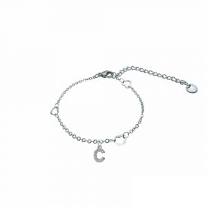 Armkette Sweetheart Zirkonia Letter