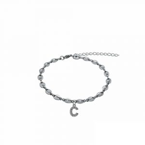 Armkette Doppeltes Glück Zirkonia Letter