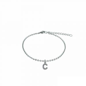 Armkette Schmal Zirkonia Letter