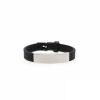 Silver ID Bracelet Herren