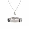 Buchstaben Halskette + Silver Armband 2er Set