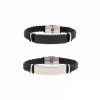 Geschenk-Set Partnerarmband Silver & Black