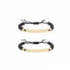 Perlen Partnerarmband Black Gold & Black Gold