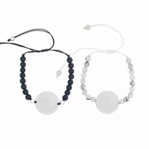 Gravur Perlen Armband Partner
