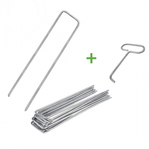 Anti-Rost Erdanker – für Gartenvlies, Zaun & Camping – 20cm lang 50 Stück