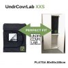 UndrCovrLab XXS | Micro Growbox im Schrankformat | Growzelt 73x38x89 cm