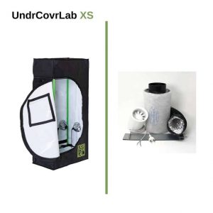 UndrCovrLab XS inkl. Abluftset | Bundle | Mini-Growbox Set
