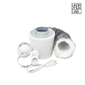 Abluftset | Prima Klima ECO-Mini 240 | ø100mm Flansch | Dimmer | Phonic-Trap