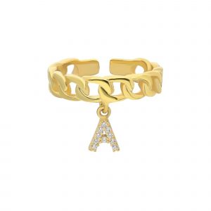 Letterring Gold