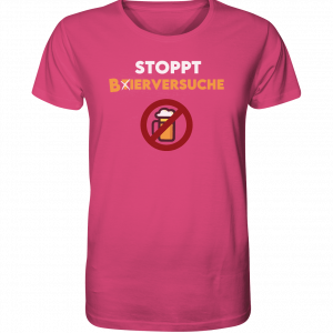 Stoppt Bierversuche – T-Shirt Pink Punch / M