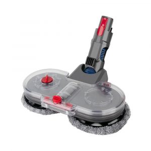 Accessoire de vadrouille électrique adapté pour Dyson V7 / V8 / V10 / V11 / V15 (2 tampons d’essuyage incl.)
