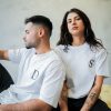 Bae Partner T-Shirts mit Wunsch Buchstaben & Namen
