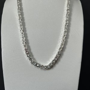 Königskette 6,00×6,00mm 925er Silber 65cm