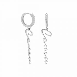 TheName Earring Silber