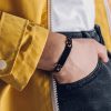 Edelstahlarmband Herren Schwarz – Bild 2