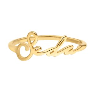 SIGNATURE RING Silber