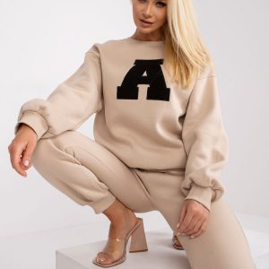 Lounge Set – "A" Beige/Schwarz
