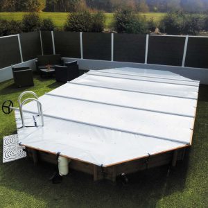 Rollschutz Poolabdeckung Woodstar für Holzpools