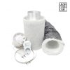 Abluftset Rhino Hobby 250m3/h | ø100mm Flansch | Dimmer | PhonicTrap