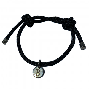 Stoffarmband Black