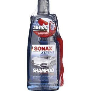 SONAX XTREME Shampoo 2 in 1 1 L + Microfaser WaschHandschuh AKTION
