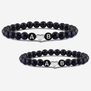 Star Night Heart Couple Armband
