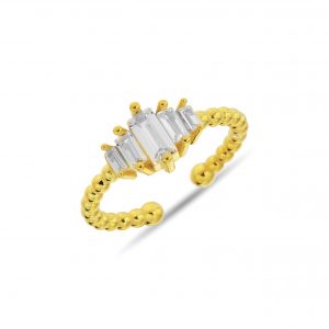 RING MIT MEHREREN BAGUETTE-STEINEN