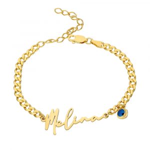 DESASTER CUBAN NAMENSARMKETTE GOLD
