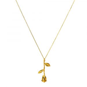 KETTE MIT ROSEN-ANHÄNGER