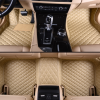 Exklusive Fußmatten Maßanfertigung Beige / Vorne & Hinten