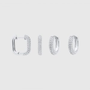 Ala & Eliz Creolen Set 925 Sterling Silber