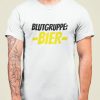 Lustiges T-Shirt | BLUTGRUPPE M / Weiss