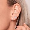 Butterfly Earring 925 Sterling Silber – Bild 2