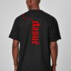 Flying Doves Black Oversized T-Shirt M