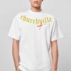 Golden White Oversized T-Shirt L