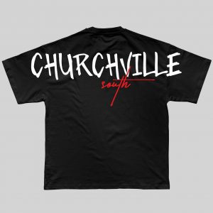 CV South Black Oversized T-Shirt L