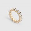 Trillion Stones Ring 56 / 14 Karat Gold – Bild 2